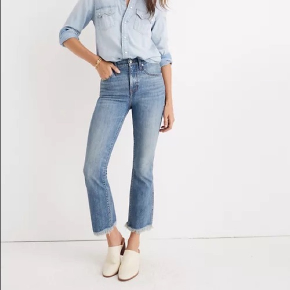 Madewell Cali Demi Boot Jeans Size 26P
